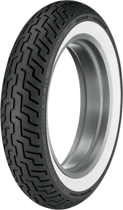 DUNLOP Tire - D402 - Front - MT90-16 - Wide Whitewall - 72H 45006380