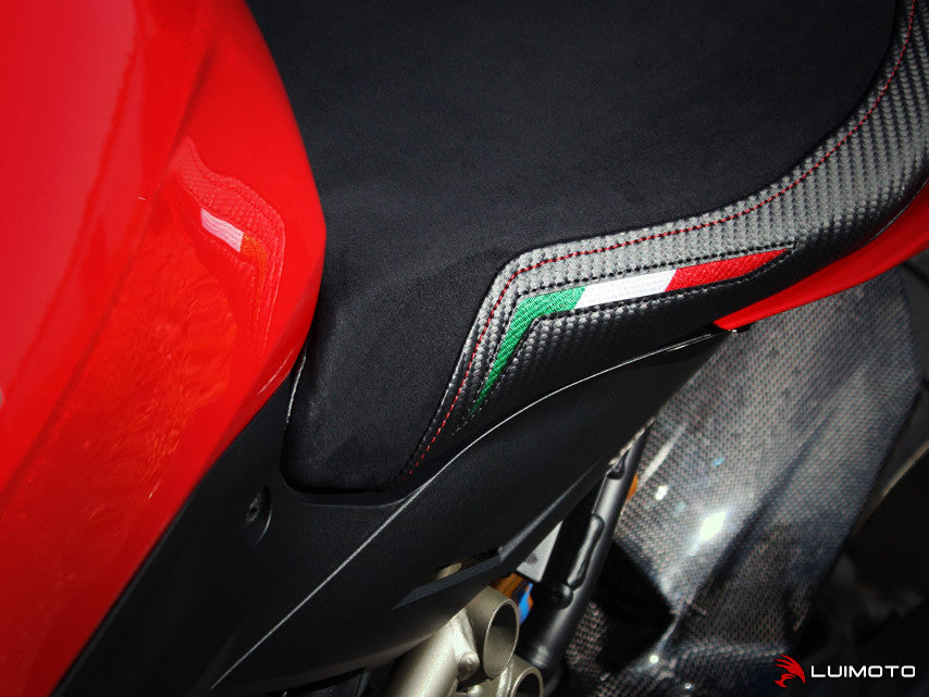 LUIMOTO TEAM ITALIA Seat Cover for the DUCATI STREETFIGHTER (09-15) - For Ducati Performance Comfort Seat