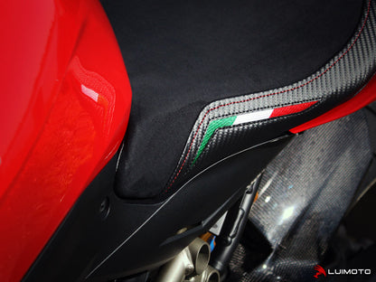 LUIMOTO TEAM ITALIA Seat Cover for the DUCATI STREETFIGHTER (09-15) - For Ducati Performance Comfort Seat
