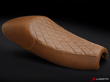 LUIMOTO (Sixty 8 | Vintage | Diamond Stitching ) Seat Cover for the Triumph Thruxton Bonneville and Scrambler