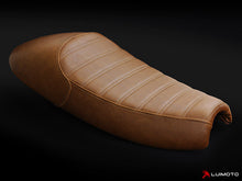 LUIMOTO (Sixty 8 | Vintage | Ribbed Stitching ) Seat Cover for the Triumph Thruxton Bonneville and Scrambler