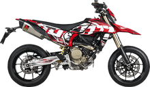 AKRAPOVIC Slip-On Line Mufflers - Titanium - Hypermotard 698 S-D6SO2-HAPLT
