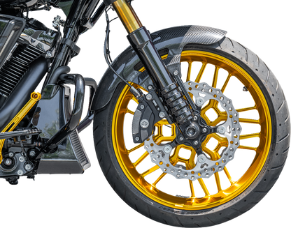 ARLEN NESS Front Fender - Cafe - 19" - Carbon Fiber - FLH/FLT '24-'25 210-017
