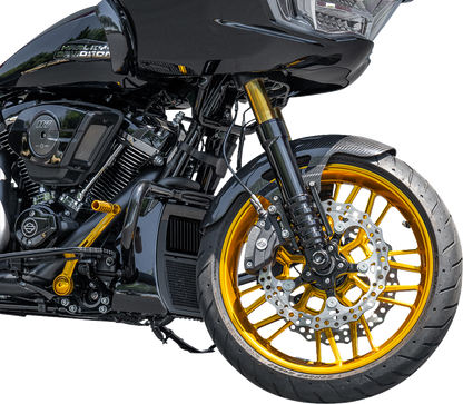 ARLEN NESS Front Fender - Cafe - 19" - Carbon Fiber - FLH/FLT '24-'25 210-017