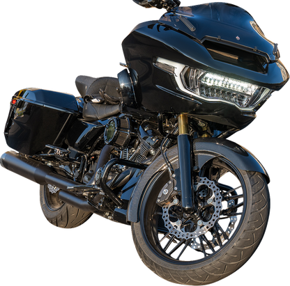 ARLEN NESS 21" Front Fender - Wrapper - Carbon Fiber/Black 210-031