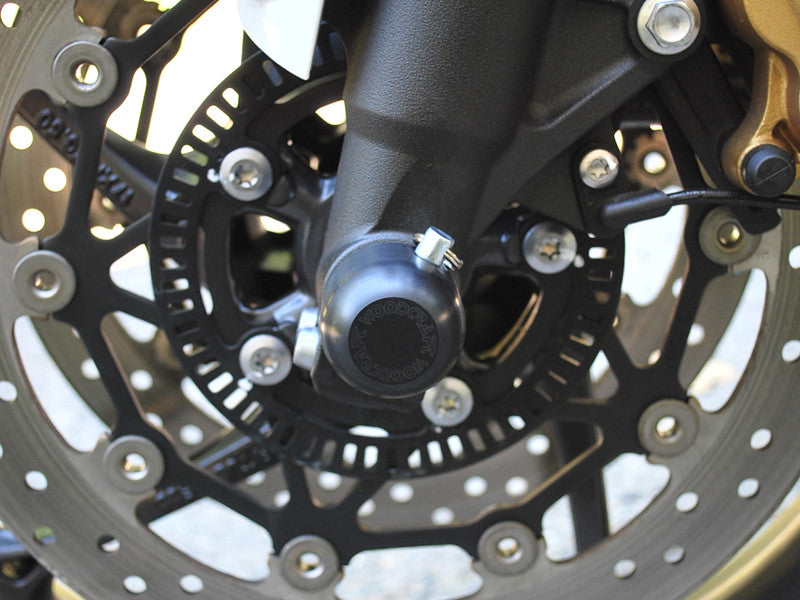 Woodcraft Front Axle Slider for Triumph 675 / 675R / Street Triple  All Years