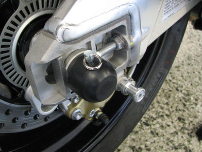 Woodcraft Rear Axle Sliders for Aprilia