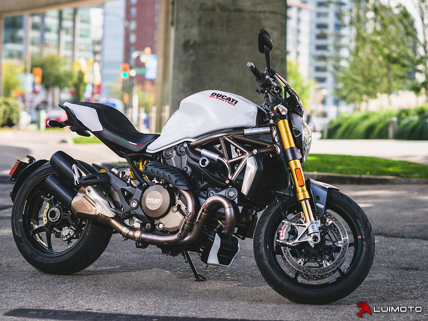 LUIMOTO (Apex Edition) Rider Seat Cover for the DUCATI MONSTER 1200/821