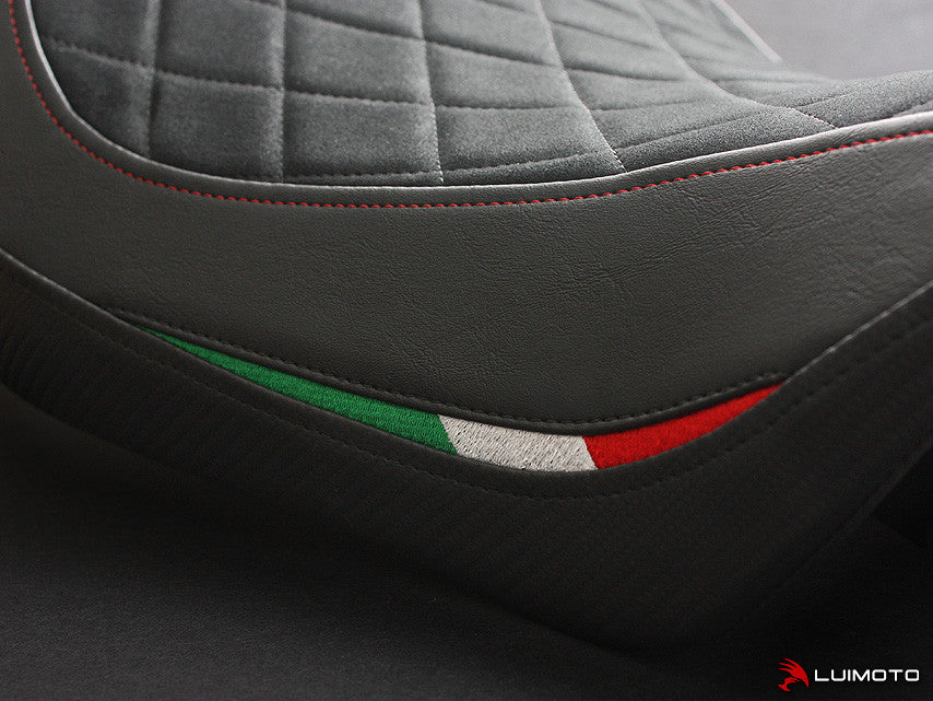 LUIMOTO (Diamond Edition) Rider Seat Cover for the DUCATI MONSTER 1200/821