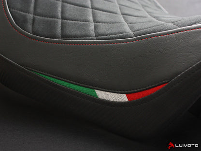 LUIMOTO (Diamond Edition) Rider Seat Cover for the DUCATI MONSTER 1200/821