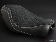 LUIMOTO (Diamond Edition) Rider Seat Covers for the HARLEY DAVIDSON SPORTSTER IRON 883 (04-15)