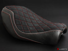 LUIMOTO (Diamond Edition) Rider Seat Covers for the HARLEY DAVIDSON SPORTSTER IRON 883 (04-15)