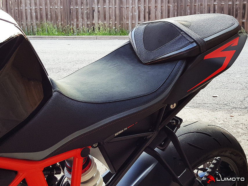 LUIMOTO (R) Rider Seat Covers for the KTM 1290 Super Duke R (17-19)