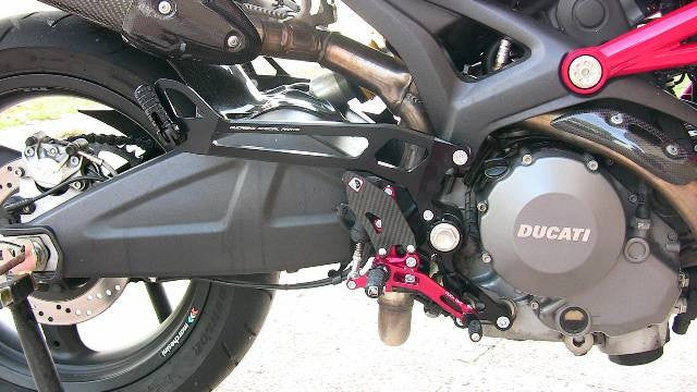 DBK Special Parts (Ducabike) Passenger Peg Kit for Adjustable Rearsets for the Ducati Monster 696/796/1100 - SHIPPING DAMAGED