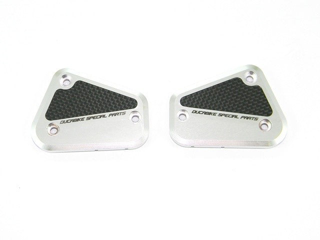 DBK Special Parts (Ducabike) Billet Front Brake & Clutch Reservoir Caps for the Ducati GT 1000  Multistrada 1000  ST3/ST4S  and Streetfighter/S