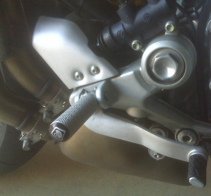 DBK Special Parts (Ducabike) Rider/Passenger Knurled Footpegs for the Ducati Panigale 1299/1199/959/899  Superleggera  848/1098/1198  Streetfighter  and Monster S2R/S4R/S4RS