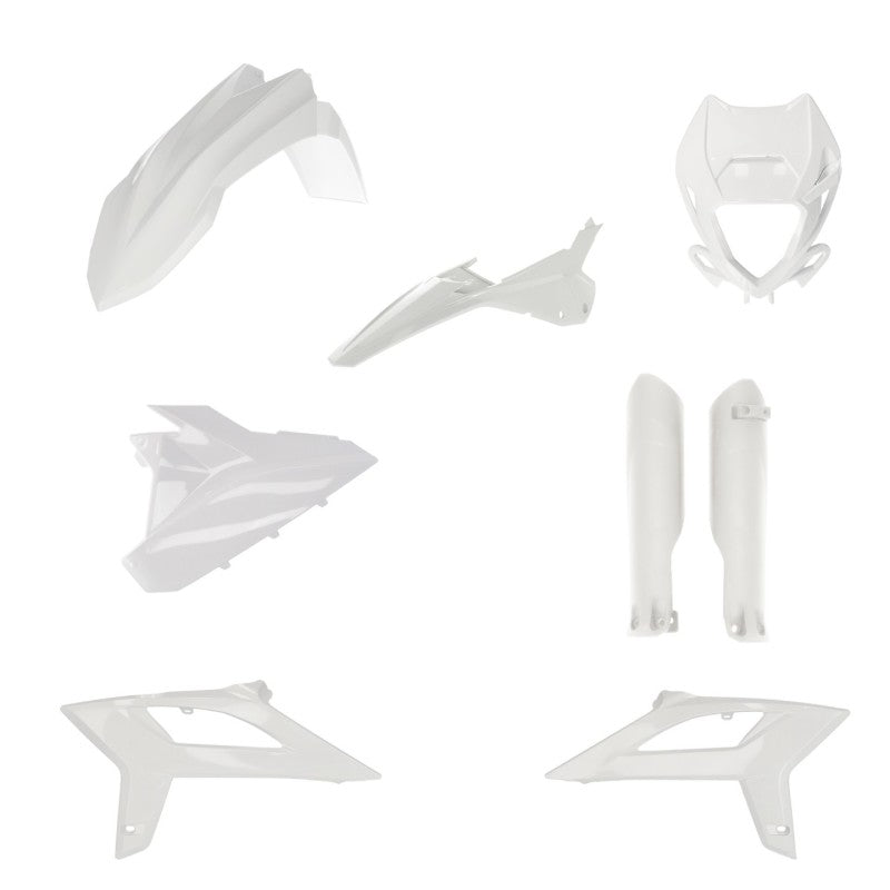 Acerbis 20-22 Beta RR/RC Full Plastic Kit - White