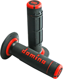 DOMINO Dually Grips - Half Waffle - Black/Red A02041C4240A7-1