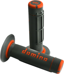 DOMINO Dually Grips - Half Waffle - Black/Orange A02041C4540A7-1