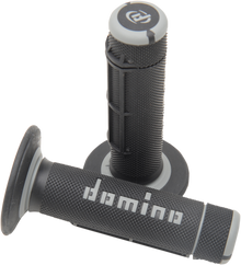 DOMINO Dually Grips - Half Waffle - Black/Gray A02041C7170A7-1