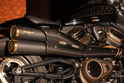 Zard 120th ANNIVERSARY LIMITED EDITION Top Gun Exhaust for Harley Davidson Sportster S 1250
