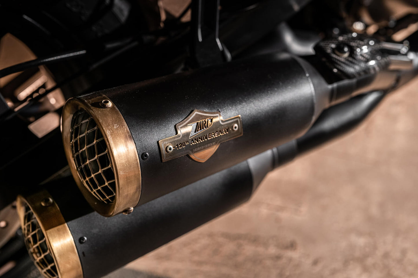 Zard 120th ANNIVERSARY LIMITED EDITION Full Exhaust for Harley Davidson Nightster 975 (2023+)