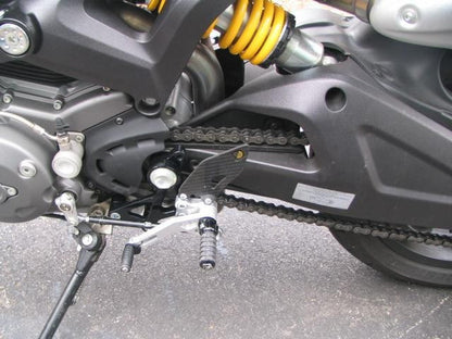 DBK Special Parts (Ducabike) Adjustable Rearsets for the Ducati Monster 696/796/1100