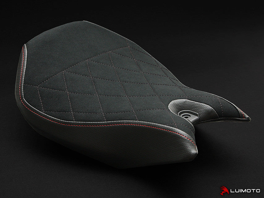 LUIMOTO Diamond Edition Rider Seat Cover for the DUCATI PANIGALE 1299 / 959 / 2015+ 1199R / 899
