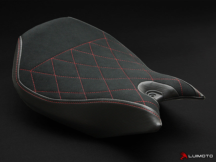 LUIMOTO Diamond Edition Rider Seat Cover for the DUCATI PANIGALE 1299 / 959 / 2015+ 1199R / 899
