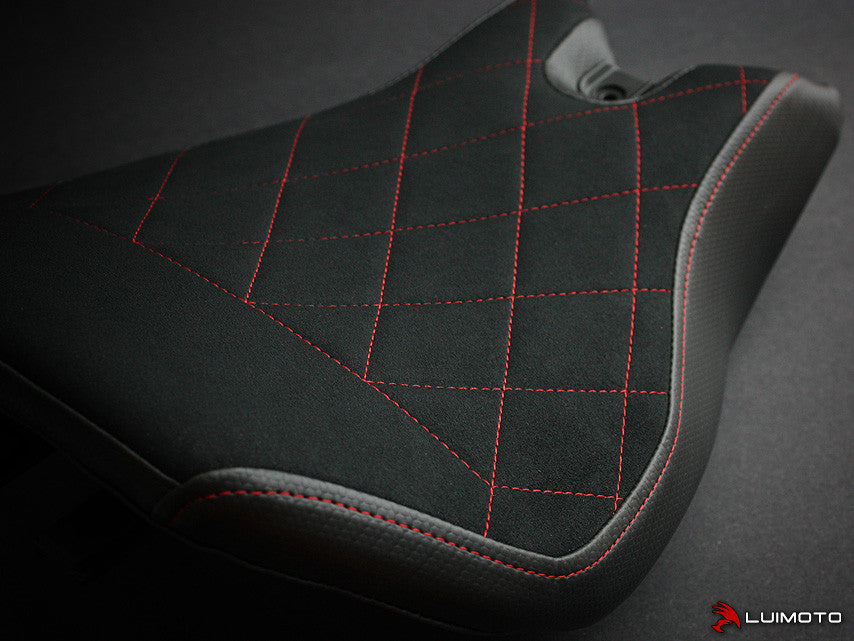 LUIMOTO Diamond Edition Rider Seat Cover for the DUCATI PANIGALE 1299 / 959 / 2015+ 1199R / 899