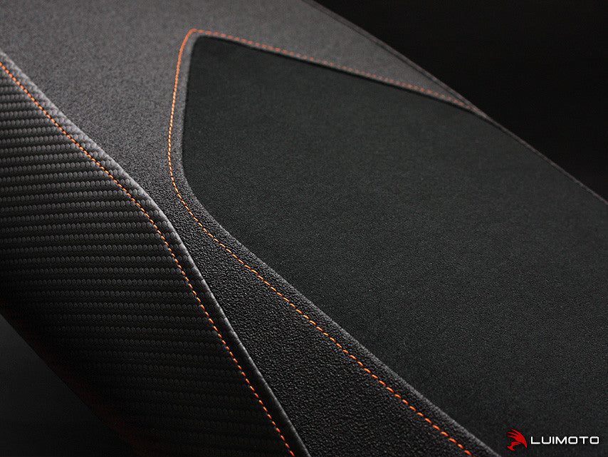 LUIMOTO (S) Rider Seat Covers for the KTM 950/990 Adventure (03-13)