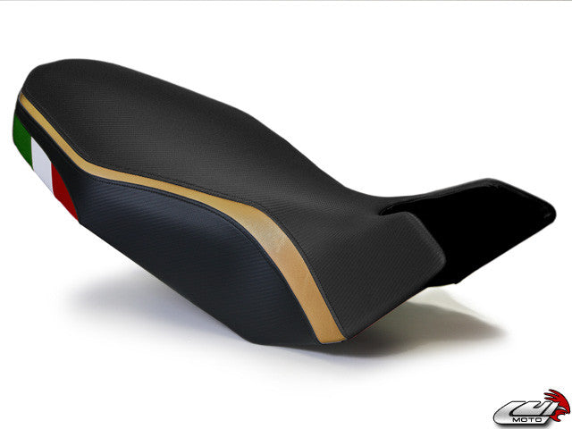 LUIMOTO (Team Italia) Seat Cover for the DUCATI Hypermotard 1100 /796 (07-12)