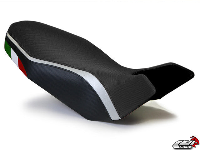 LUIMOTO (Team Italia) Seat Cover for the DUCATI Hypermotard 1100 /796 (07-12)