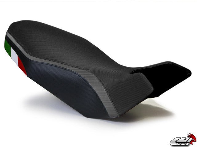 LUIMOTO (Team Italia) Seat Cover for the DUCATI Hypermotard 1100 /796 (07-12)