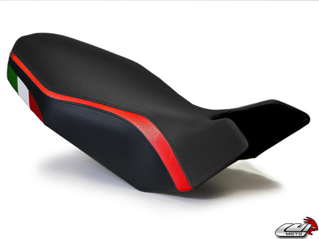 LUIMOTO (Team Italia) Seat Cover for the DUCATI Hypermotard 1100 /796 (07-12)