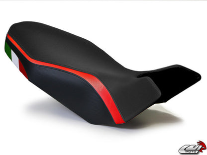 LUIMOTO (Team Italia) Seat Cover for the DUCATI Hypermotard 1100 /796 (07-12)