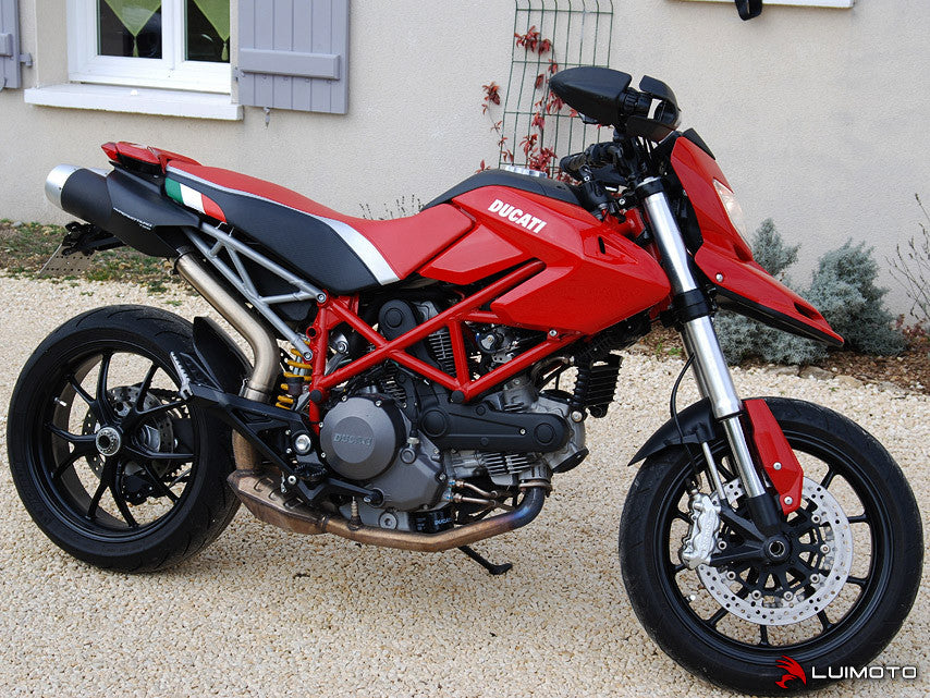 LUIMOTO (Team Italia) Seat Cover for the DUCATI Hypermotard 1100 /796 (07-12)