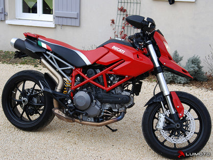 LUIMOTO (Team Italia) Seat Cover for the DUCATI Hypermotard 1100 /796 (07-12)