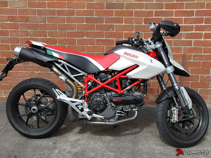 LUIMOTO (Team Italia) Seat Cover for the DUCATI Hypermotard 1100 /796 (07-12)