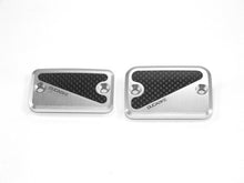 DBK Special Parts (Ducabike) Billet Front Brake & Clutch Reservoir Caps for the Ducati Hypermotard 796, & Monster 695/696/796/S2R 800
