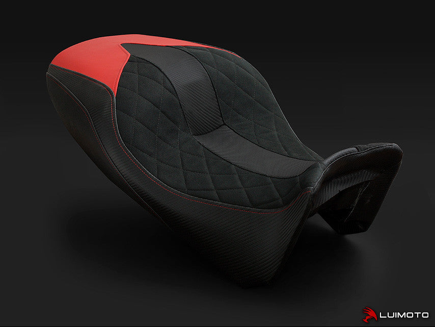 LUIMOTO (Diamond Edition) Rider Seat Cover for the DUCATI DIAVEL (15-18)