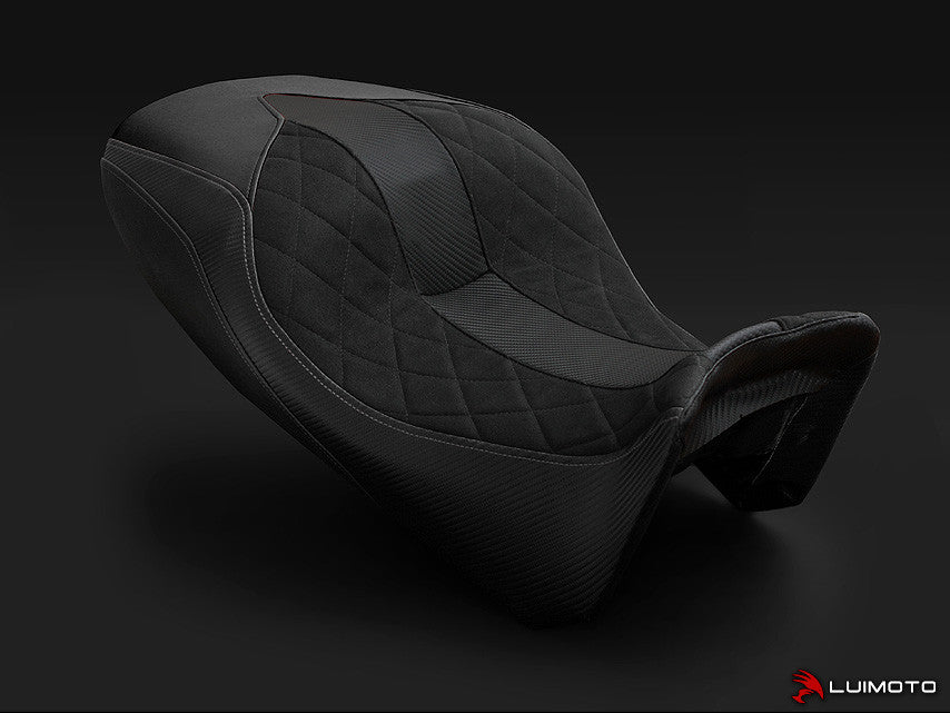 LUIMOTO (Diamond Edition) Rider Seat Cover for the DUCATI DIAVEL (15-18)