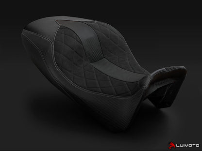 LUIMOTO (Diamond Edition) Rider Seat Cover for the DUCATI DIAVEL (15-18)