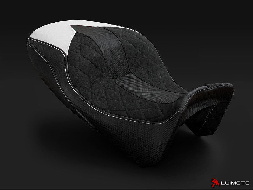 LUIMOTO (Diamond Edition) Rider Seat Cover for the DUCATI DIAVEL (15-18)