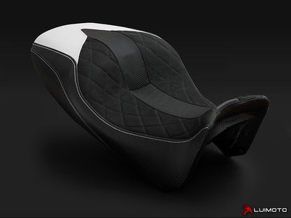 LUIMOTO (Diamond Edition) Rider Seat Cover for the DUCATI DIAVEL (15-18)