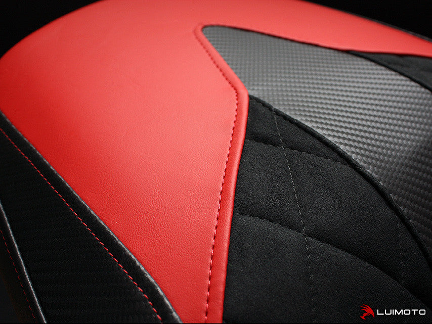 LUIMOTO (Diamond Edition) Rider Seat Cover for the DUCATI DIAVEL (15-18)