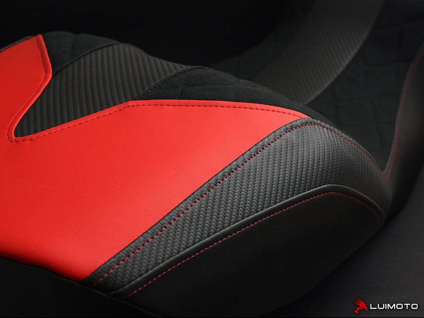LUIMOTO (Diamond Edition) Rider Seat Cover for the DUCATI DIAVEL (15-18)