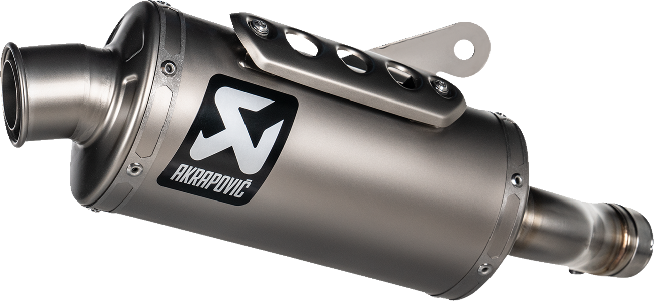 AKRAPOVIC Slip-On Line Muffler - Titanium - Speed/Scrambler 400 S-T4SO1-HDT