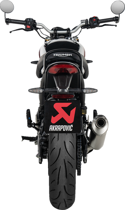 AKRAPOVIC Slip-On Line Muffler - Titanium - Speed/Scrambler 400 S-T4SO1-HDT