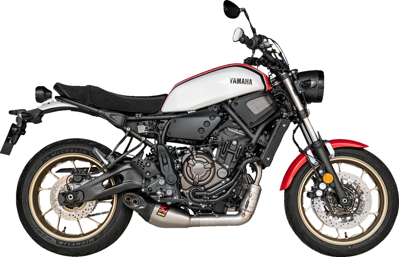 AKRAPOVIC Racing Line Exhaust System - Titanium - Yamaha MT-07/XSR 700 S-Y7R8-HEGEHT/1